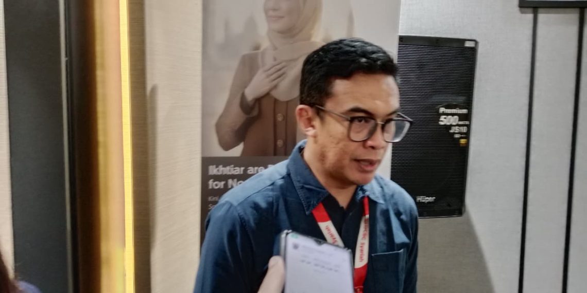 Kepala UUS OCBC, Mahendra Koesumawardhana, ditemui usai Media Chit Chat OCBC Syariah, di kawasan Sudirman, Tanah Abang, Jakarta Pusat, Jumat, 13 Februari 2026. (Foto: Mohammad Adrianto Sukarso)