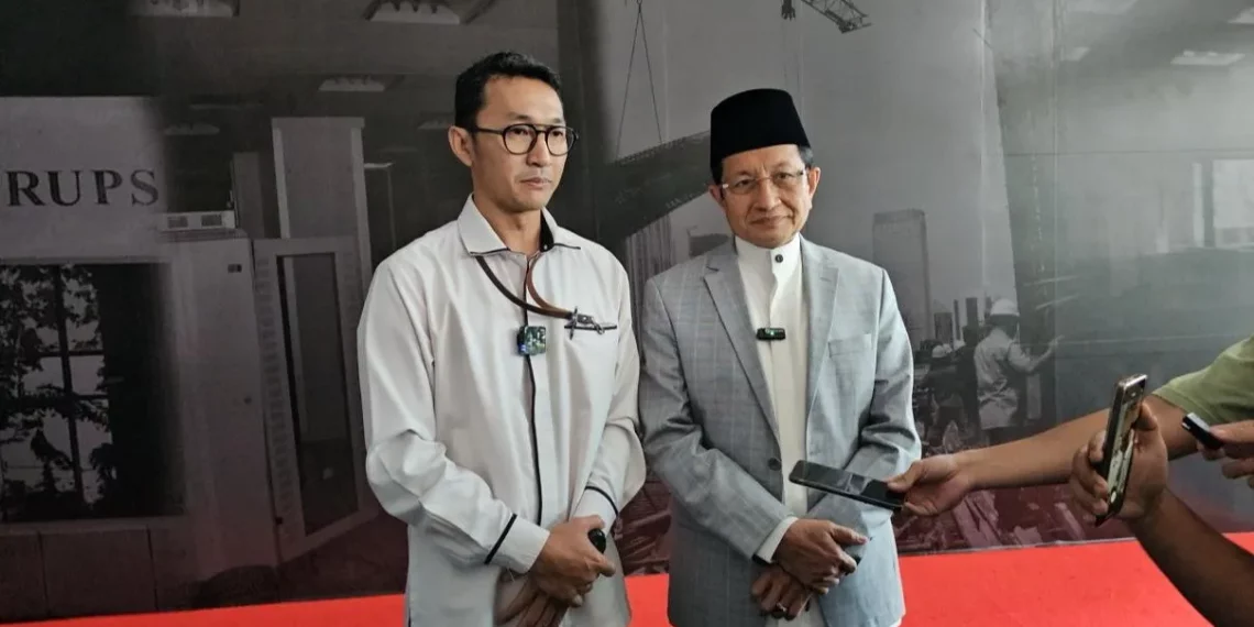 Menag Nasaruddin Umar saat datang ke KPK. (Foto: Dok. Kemenag)