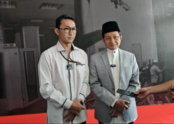 Menag Nasaruddin Umar saat datang ke KPK. (Foto: Dok. Kemenag)