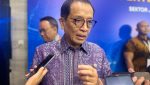 Kepala Eksekutif Pengawas Perbankan OJK, Dian Ediana Rae dalam wawancara cegat usai acara Pertemuan Tahunan Industri Jasa Keuangan 2026, di Hotel Bidakara Jakarta, Kamis, 5 Februari 2026. (Foto: Ayu Utami S)