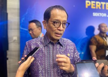 Kepala Eksekutif Pengawas Perbankan OJK, Dian Ediana Rae dalam wawancara cegat usai acara Pertemuan Tahunan Industri Jasa Keuangan 2026, di Hotel Bidakara Jakarta, Kamis, 5 Februari 2026. (Foto: Ayu Utami S)