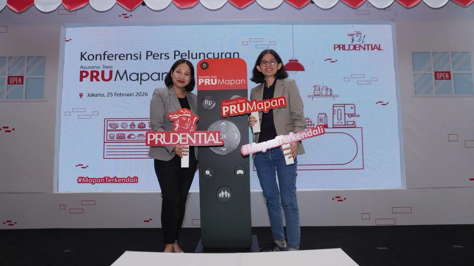 Peluncuran produk asuransi jiwa PRUMapan oleh Prudential Indonesia, Rabu, 25 Februari 2026. (Foto: Reggy P)
