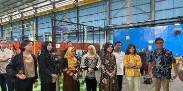 Pengurus ISEI Pusat dalam acara "ISEI Industry Matching" di PT. Eran Plasindo Utama, Klapanunggal, Bogor. (Foto: Istimewa)