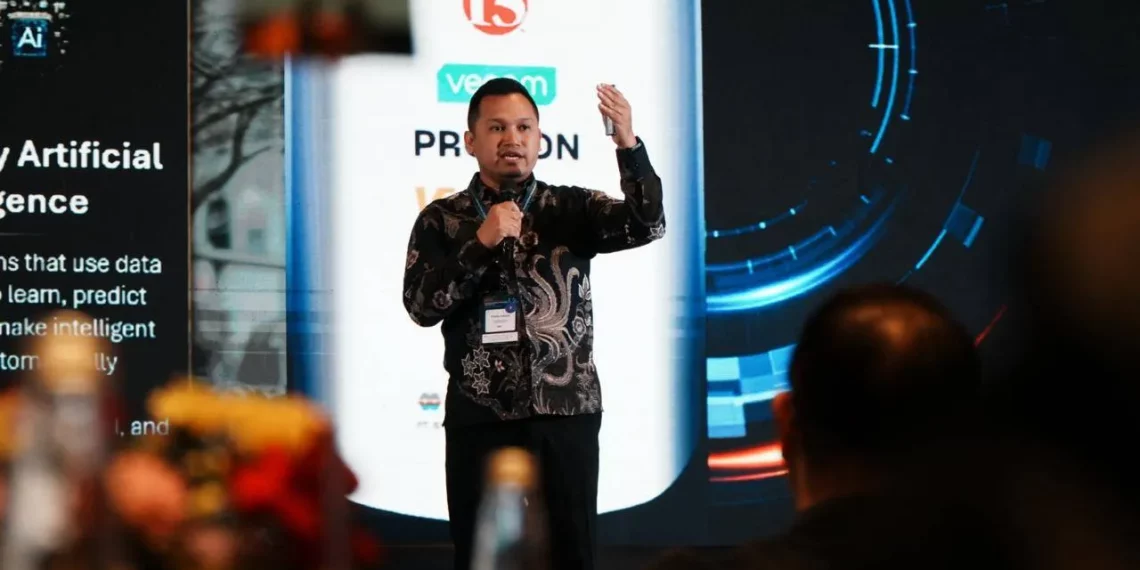 Robby Indarto, Vice President Divisi AI dan Big Data Analytics PT Bank Negara Indonesia Tbk (BNI) dalam BPD Forum ke-20 di Bali beberapa waktu lalu. (Foto: Istimewa)