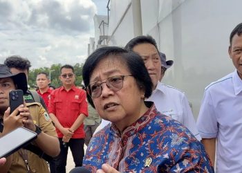 Siti Nurbaya Bakar, Menteri Lingkungan Hidup dan Kehutanan (LHK) periode 2014-2024. (Foto: Tumpal Andani Aritonang/ANTARA)