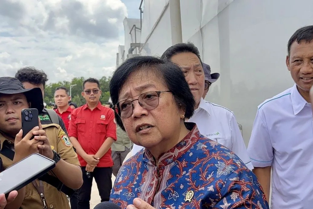 Siti Nurbaya Bakar, Menteri Lingkungan Hidup dan Kehutanan (LHK) periode 2014-2024. (Foto: Tumpal Andani Aritonang/ANTARA)
