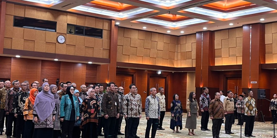 pelantikan pejabat kementerian keuangan