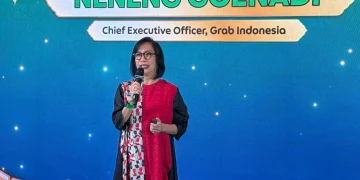 Chief Executive Officer Grab Indonesia, Neneng Goenadi. (Foto: M. Ibrahim)