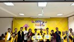 Para finalis, pemenang, dan dewan juri GenKBiz Yogyakarta foto bersama perwakilan KB Bank. (Foto: Istimewa)