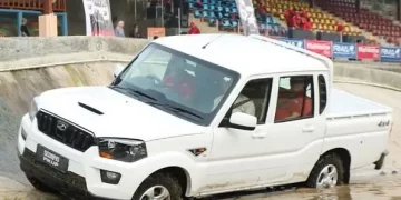 Model kendaraan pikap yang rencana akan diimpor untuk Kopdes Merah Putih. (Tangkapan layar mahindra.id: Julian)