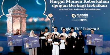 Bank Mandiri Region IV Jakarta 2 Tebar Kebaikan Ramadan, Salurkan 4.000 Paket Santunan dan Khitanan Gratis. (Foto: Istimewa)