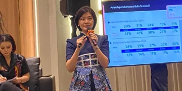 Deposit, Wealth Management and Training Head UOB Indonesia, Emillya Soesanto. (Foto : Ari Astriawan)