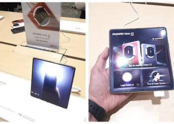 Huawei bawa Mate X7 ke Indonesia, smartphone lipat premium harga Rp27,9 juta. (Foto: Steven Widjaja)