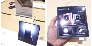 Huawei bawa Mate X7 ke Indonesia, smartphone lipat premium harga Rp27,9 juta. (Foto: Steven Widjaja)