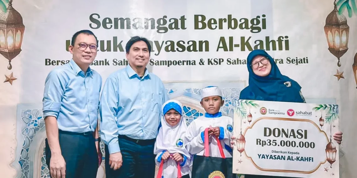 Rayakan Ramadhan Bank Sampoerna dan KSP Sahabat Mitra Sejati Berbagi Kasih