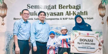 Rayakan Ramadhan Bank Sampoerna dan KSP Sahabat Mitra Sejati Berbagi Kasih