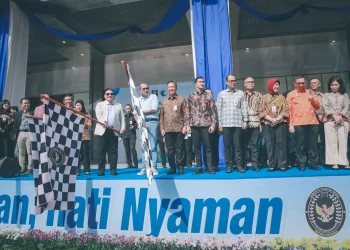 Bank Mandiri Taspen Turut Serta Lepas Mudik Bersama Keluarga Besar Kemenko Kumham Imipas