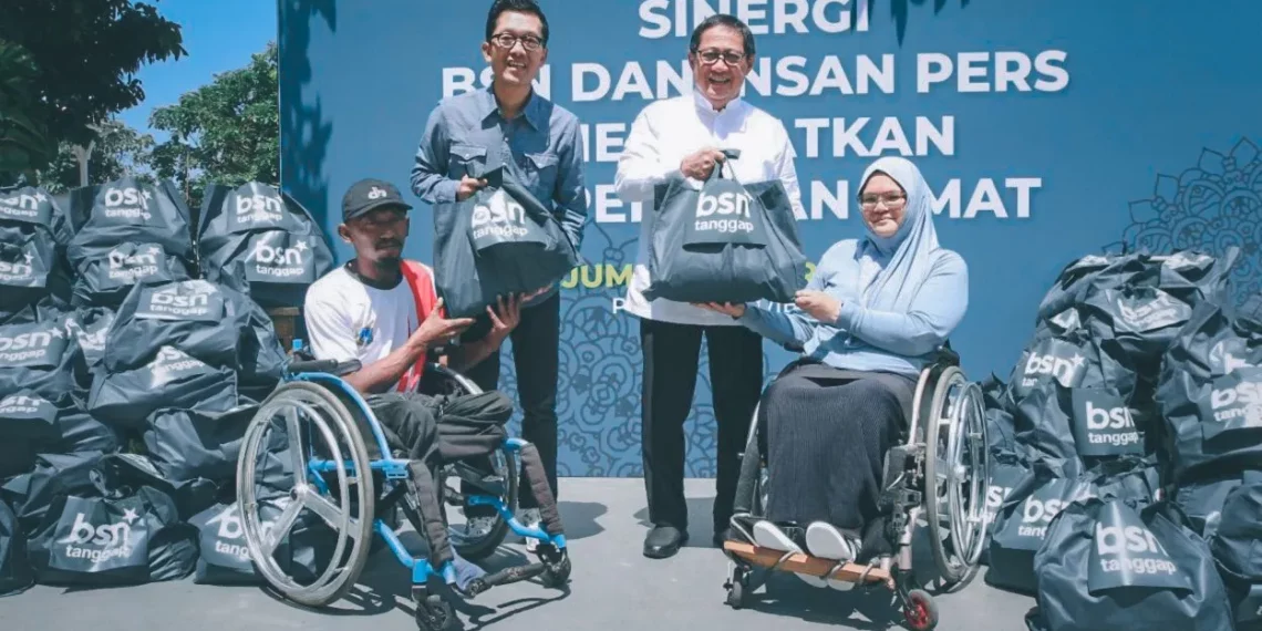 Jelang Idul Fitri 1447 H, BSN Bagikan Ratusan Sembako