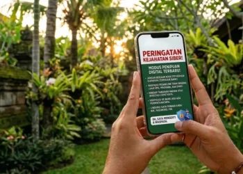 Ilustrasi peringatan penipuan emas