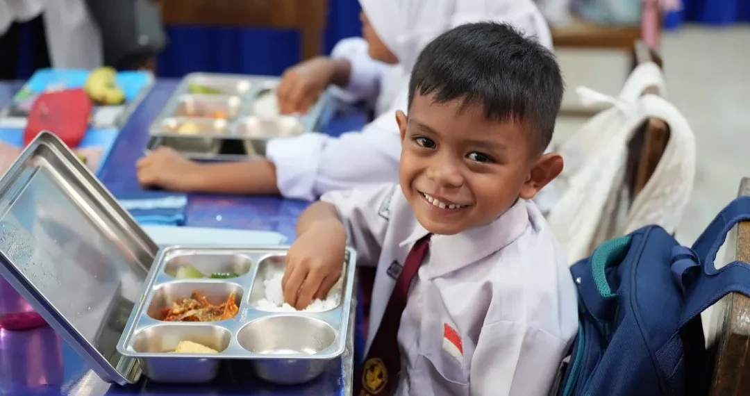 Ilustrasi program Makan Bergizi Gratis (MBG)