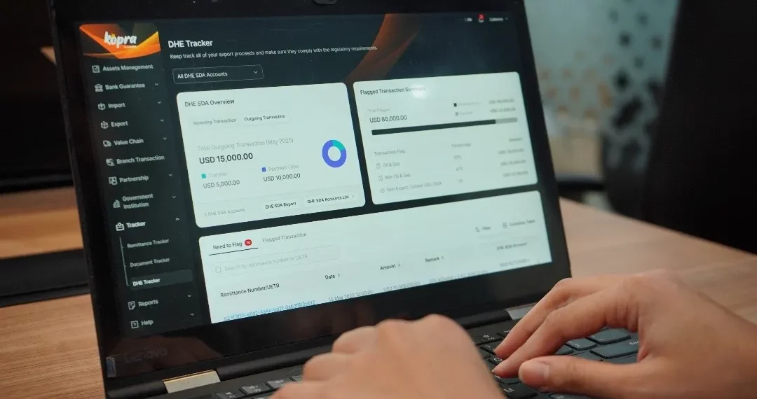 Dukung kelancaran operasional bisnis, pengelolaan DHE SDA kini bisa dipantau real-time lewat Kopra by Mandiri. (Foto: Istimewa)