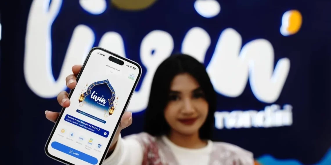 Ilustrasi: Aplikasi Livin by Mandiri. (Foto: Dok. Mandiri)