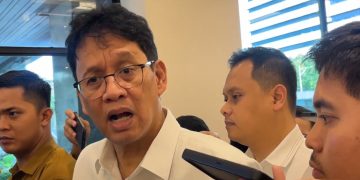 Menteri Keuangan Purbaya Yudhi Sadewa dalam wawancara cegat di Kantor Kemenko Perekonomian, Jakarta, Senin, 16 Maret 2026. (Foto: Irawati)