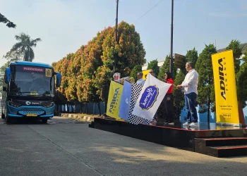 Adira Finance Lepas 300 Pemudik ke Solo dan Yogyakarta, Rabu (18/3/2026). (Foto: Istimewa)
