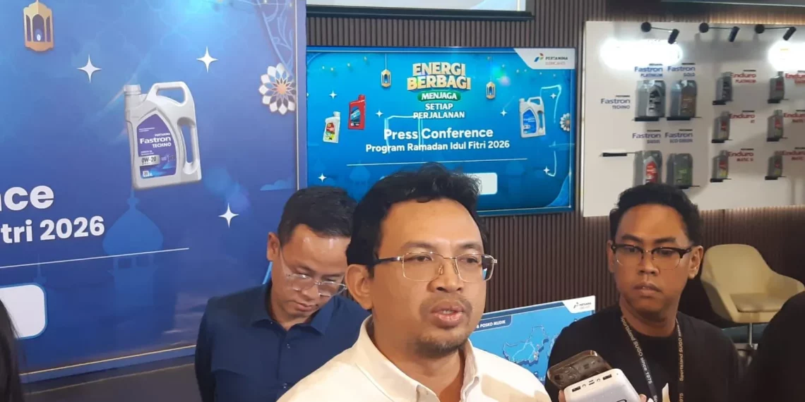 VP Marketing PT Pertamina Lubricants, Nugroho Setyo Utomo di Jakarta, Rabu (4/3). (Foto: Steven Widjaja)