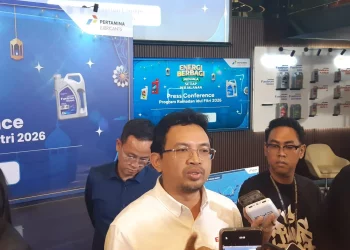 VP Marketing PT Pertamina Lubricants, Nugroho Setyo Utomo di Jakarta, Rabu (4/3). (Foto: Steven Widjaja)