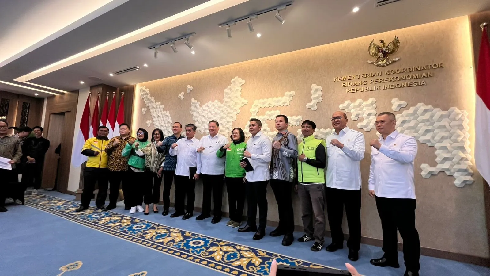 Konferensi Pers Kebijakan THR, BHR, dan Stimulus Ekonomi Idul Fitri. (Foto: Irawati)
