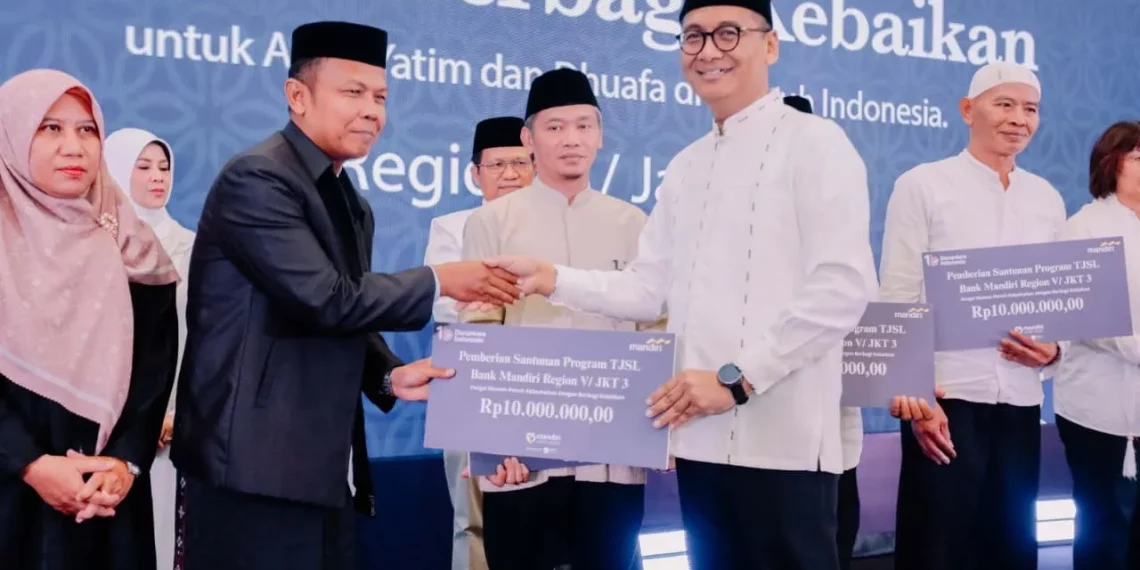 kegiatan Buka Puasa Bersama dan Santunan Anak Yatim di Region V/Jakarta 3 Bank Mandiri