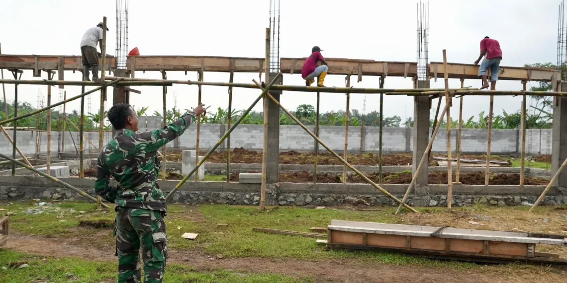 Pembangunan Gedung Kopdes Merah Putih di Desa Ciparakan, Kecamatan Kalipucang, Kabupaten Pangandaran