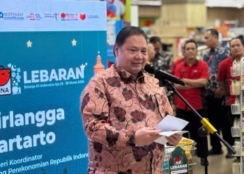 Menteri Koordinator Bidang Perekonomian Airlangga Hartarto (Foto: M.Ibrahim)