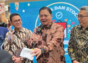 Menteri Koordinator Bidang Perekonomian Airlangga Hartarto (foto: M.Ibrahim)