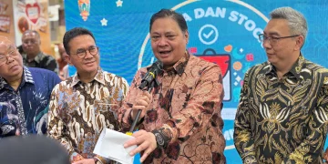 Menteri Koordinator Bidang Perekonomian Airlangga Hartarto (foto: M.Ibrahim)