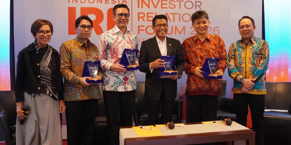 Road to Indonesia Investor Relations Forum (IRF) 2026bertema “Era Baru Transparansi Pasar Modal” yang digelar di Gedung Bursa Efek Indonesia (BEI), Jakarta, Selasa (10/3/2026).