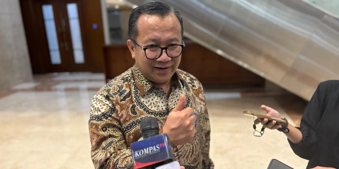 Direktur Pengembangan Perbankan, Pasar Keuangan, dan Pembiayaan Lainnya pada Direktorat Jenderal Stabilitas dan Pengembangan Sektor Keuangan di Kementerian Keuangan Republik Indonesia, Adi Budiarso. (Foto: M. Ibrahim)