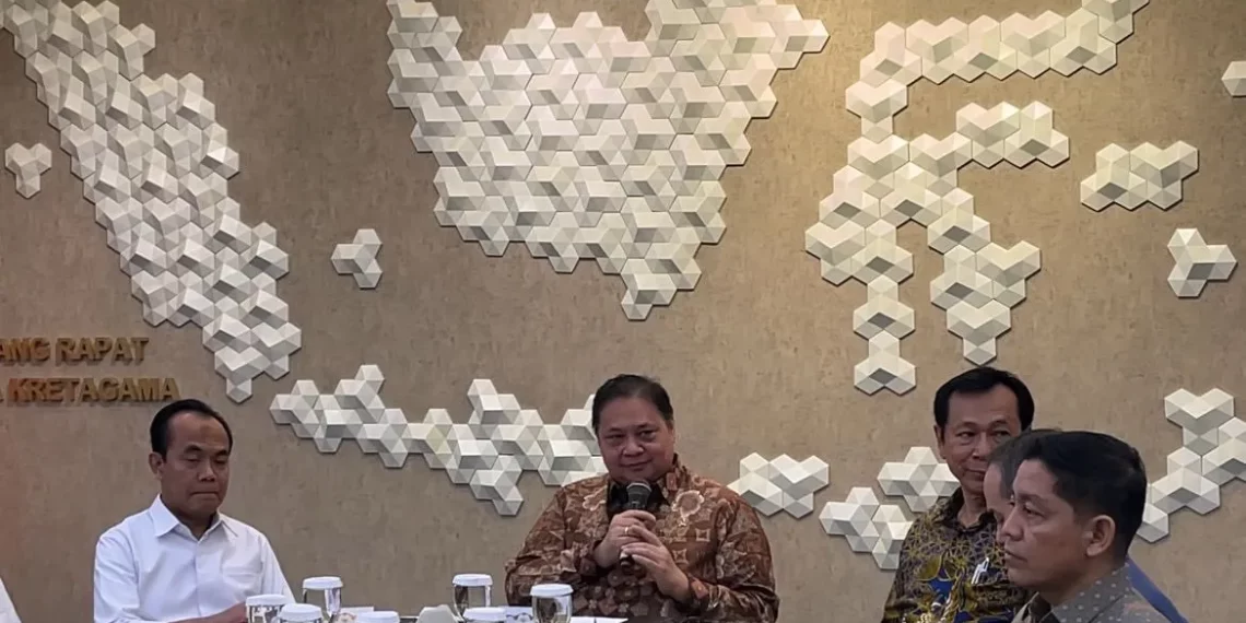 Menteri Koordinator Bidang Perekonomian Airlangga Hartarto. (Foto: Irawati)