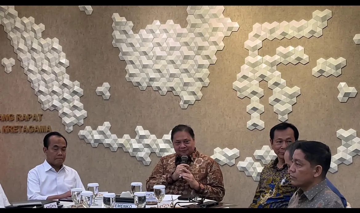 Menteri Koordinator Bidang Perekonomian Airlangga Hartarto. (Foto: Irawati)