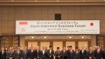 Indonesia-Japan Strategic Partnership Forum di The Imperial Hotel, Tokyo, Senin (30/3).