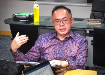 Direktur Wholesale KB Bank, Widodo Suryadi, mengungkapkan bahwa kontribusi segmen wholesale, yang mencakup corporate, commercial (middle market), dan SME ikut mendominasi portofolio kredit perseroan (Foto: Reggy Prawoso)