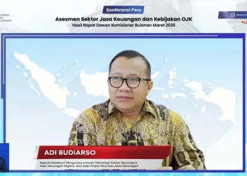 Kepala Eksekutif Pengawas Inovasi Teknologi Sektor Keuangan, Aset Keuangan Digital, dan Aset Kripto OJK sekaligus Anggota Dewan Komisioner (ADK), Adi Budiarso. (Foto: M. Adrianto Sukarso)