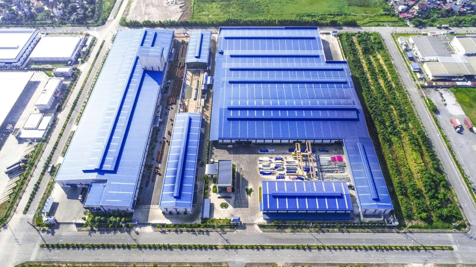 Ilustrasi: Proyek bangunan baja pra-rekayasa SEICO Group. (Foto: istimewa)