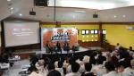 Program edukasi bertajuk "Melek Finansial: Cerdas Ngatur Duit, Pahami Dunia Kerja dari Sekarang, Biar Nggak Kaget Pas Hidup Beneran Dimulai" yang digelar IFG Life dan Mandiri Inhealth di Kampus Universitas Padjajaran (Unpad), Rabu (22/4/2026). (Foto: Dok. IFG Life)