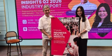 Halodoc merilis laporan kesehatan Indonesia Health Insights Q2 2026, dengan tema “Peran Telekonsultasi dalam Mengurangi Kunjungan Offline Rawat jalan yang Tidak Diperlukan” di Jakarta, 27 April 2026. (Foto: Ari Astriawan)