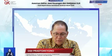 Kepala Eksekutif Pengawas Perasuransian, Penjaminan, dan Dana Pensiun OJK, Ogi Prastomiyono. (Tangkapan layar YouTube Otoritas Jasa Keuangan: Julian)