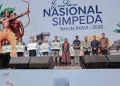Penarikan Undian Nasional Simpeda Periode ke-2 Tahun XXXVI-2026 bertajuk "Sinergi Nusantara", di Ballroom Hotel Alila Surakarta, Jawa Tengah, Jumat, 17 April 2026. (Foto: M. Zulfikar)