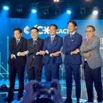 CEO CACI Andi Nirwoto (kanan ujung) dalam konferensi pers bertajuk “Unlocking Institutional Participation: Formalizing Indonesia’s Digital Asset Market Through ICEx” (foto: M.Ibrahim)