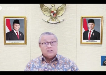 Gubernur Bank Indonesia (BI) Perry Warjiyo dalam RDG April 2026 yang digelar 22 April 2026. (Foto: Tangkapan Layar)